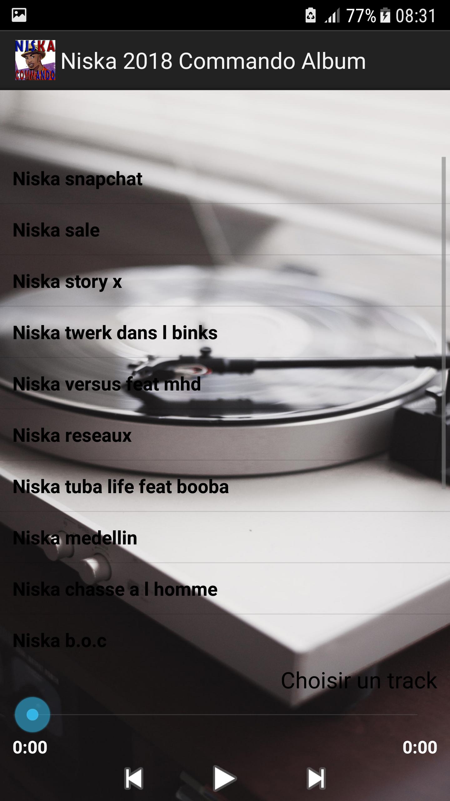 Niska 2018 Musique Mp3 pour Android - Téléchargez l'APK