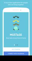 Mustask To-Do & Task Sharing Plakat