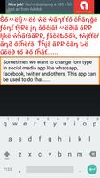 Wakfont font for social media 포스터