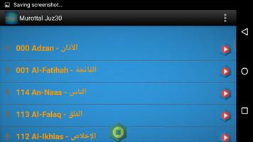 Murottal Muflih Safitra juz 30 capture d'écran 1