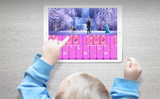 Pink Piano Tiles Frozen - Ice Queen Magic Tiles 스크린샷 2