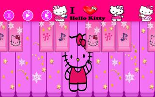Hello Kitty's Pink Piano Magic Tiles Game For Kids poster