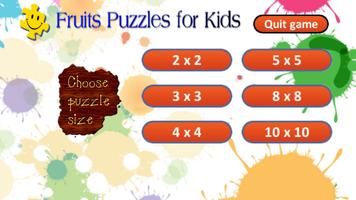 Fruits Puzzles for Kids Affiche