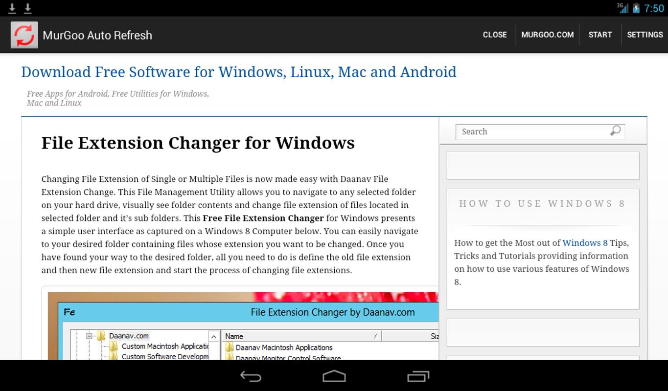 Auto Refresh Web Page Utility for Android APK Download