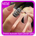 Pretty Autumn Nail Design Idea simgesi