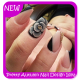 Pretty Autumn Nail Design Idea icône