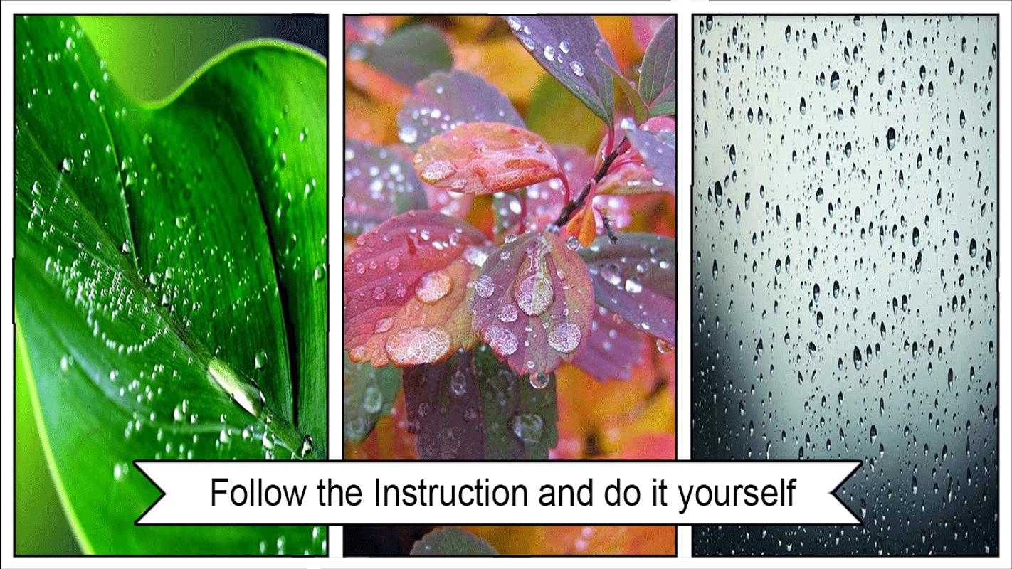 Waterdrops Real Rain Wallpaper APK Download Gratis Personalisasi