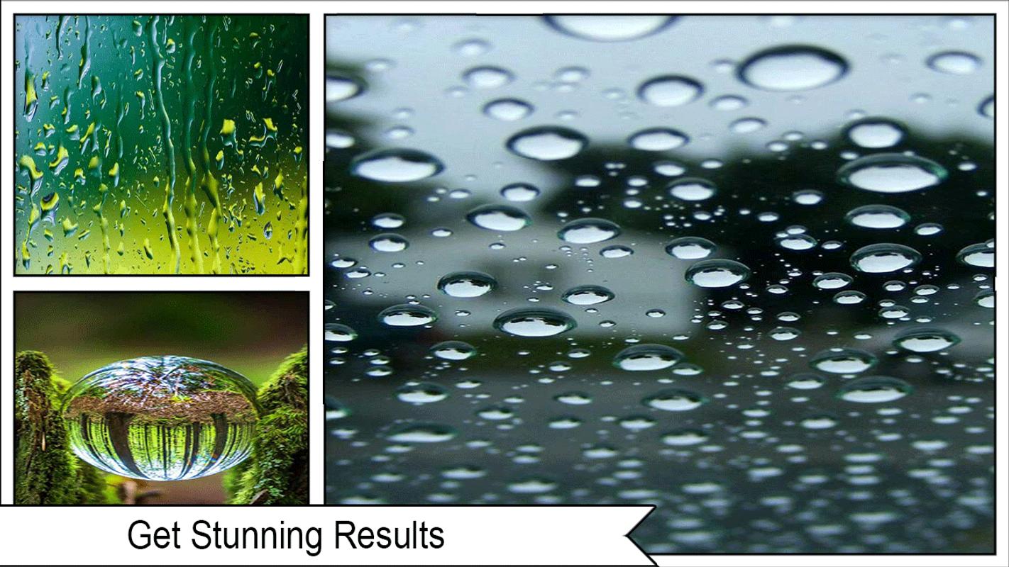 Waterdrops Real Rain Wallpaper APK Download Gratis Personalisasi