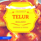 Resep Telur BALADO 2017 icône