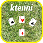 Playing card tennis (ktenni) icon