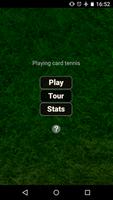 Playing card tennis (ktenni) โปสเตอร์