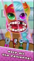 Crazy Unicorn Pony Dentist Simulator Hospital 2 poster