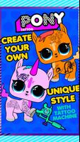 Unicorn Pony Tattoo Lol Salon poster