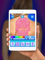 برنامه‌نما Neon Tattoo Simulator 2018 عکس از صفحه