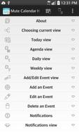 Mute Calendar پوسٹر