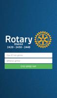 Rotary District 2420-2430-2440 الملصق