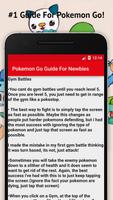 Guide For Pokemon Go Newbies screenshot 2