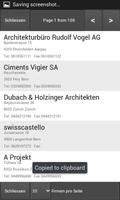 Swiss Company Directory screenshot 1