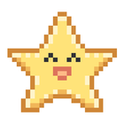 Falling Pixel Star icono
