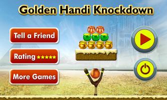 Golden handi Knock down game Affiche