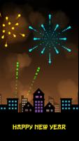 Happy Fireworks Game New Year постер
