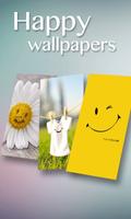 Happy wallpaper Affiche