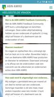 برنامه‌نما ABN AMRO Feedback Community APP عکس از صفحه