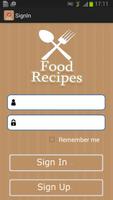 Food Recipes Plakat