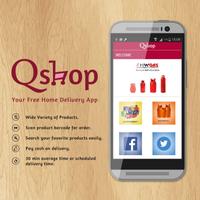 Qshop Online Shopping App UAE Affiche