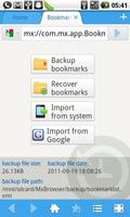 Maxthon Add-on:Bookmark Backup Affiche