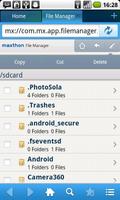 Maxthon Add-on: File Manager captura de pantalla 2