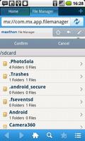 Maxthon Add-on: File Manager screenshot 3