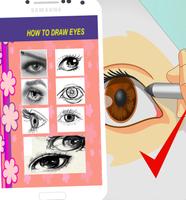 How to draw a Realistic Eyes poster