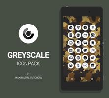 Greyscale - Icon Pack پوسٹر