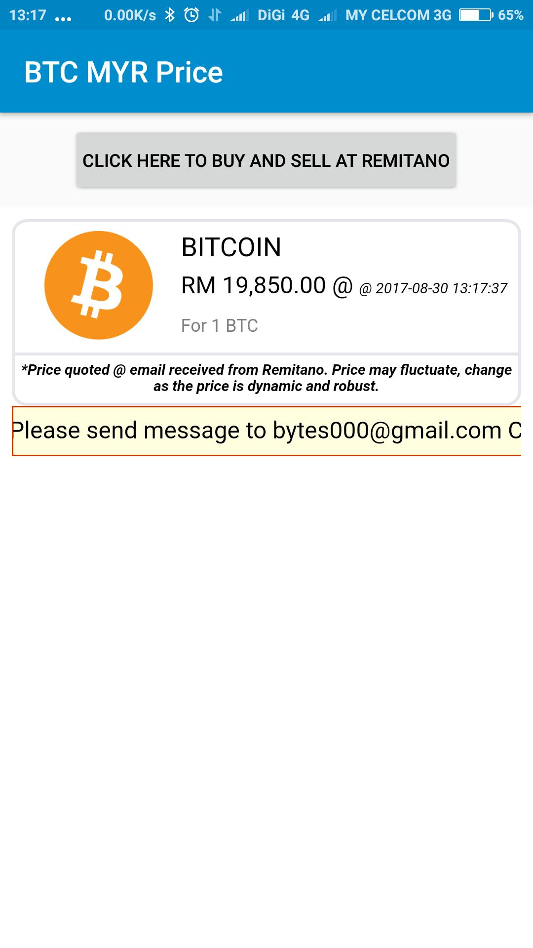 bitcoin preț malaezia