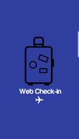 Checklist de viagem & Web check-in poster