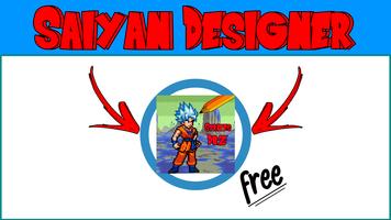 Saiyan Designer Affiche