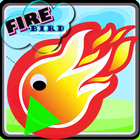 Fire baby bird crush icon
