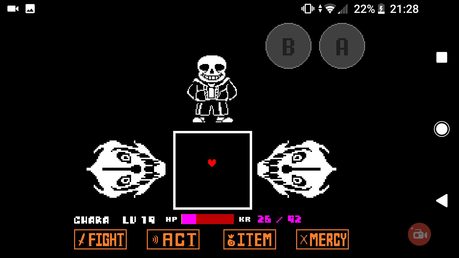 Sans Fight Recreation For Android Apk Download - undertale fighting arena roblox