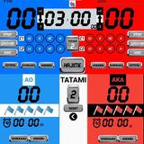 آیکون‌ Karate scoreboard