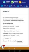 Tarjeta Mi Taxi Carlos screenshot 1