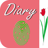 My Diary white Fingerprint 2018 icône