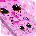 Cute Kitty Keyboard Theme иконка