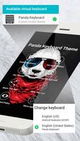 Panda Keyboard Affiche