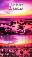 Landscape Keyboard Theme captura de pantalla 2