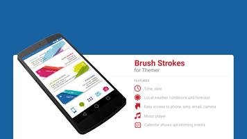 Brush Strokes Theme poster