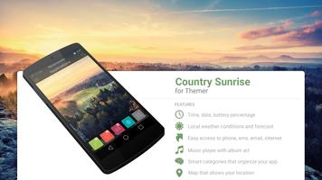 Country Sunrise Theme پوسٹر