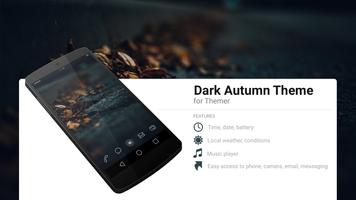 Dark Autumn Theme Affiche