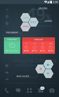 Honeycomb UI Theme capture d'écran 1