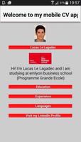 Lucas Le Lagadec CV App poster